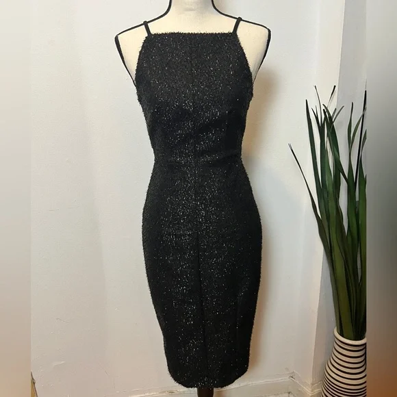 H&M Black cocktail dress, slim fit, size 4 - Picture 8 of 10